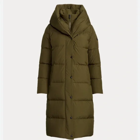 Lauren Ralph Lauren Pillow Hood
Longline Down & Feather Jacket Small - Picture 3 of 13